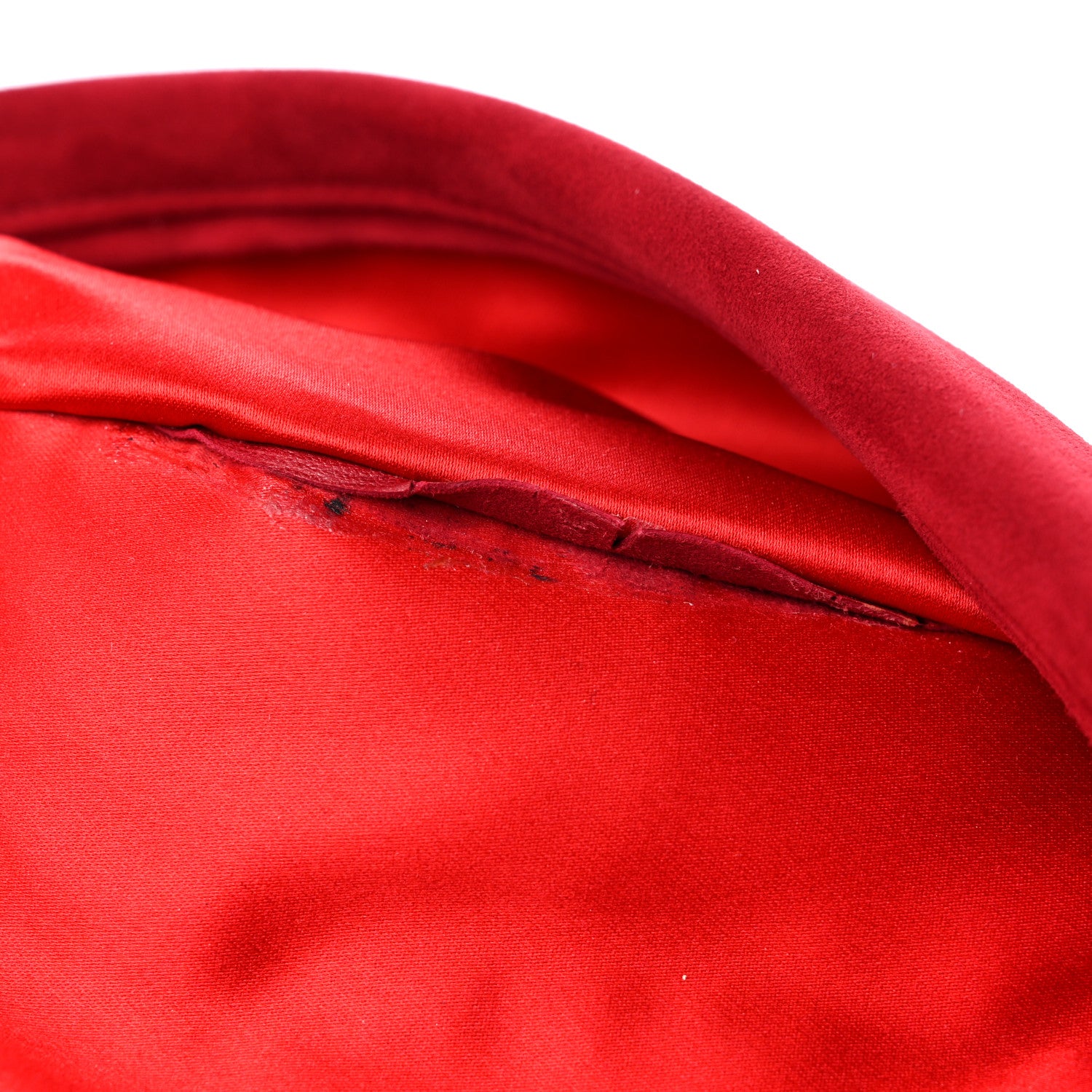 Christian Louboutin Suede Chain Shoulder Bag Red 14 of 14