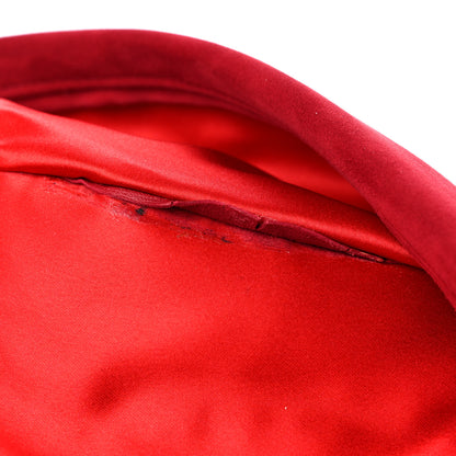 Christian Louboutin Suede Chain Shoulder Bag Red 14 of 14