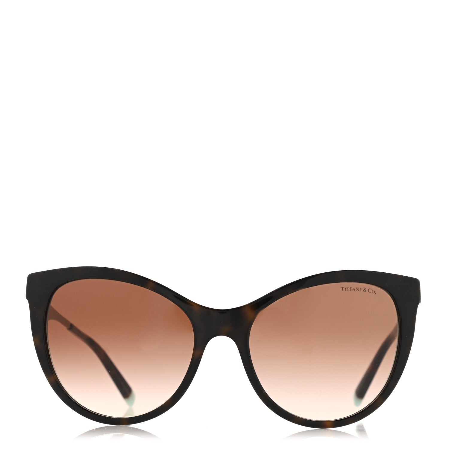 Tiffany Acetate Metal Cat Eye Sunglasses TF4159 Black Blue 2 of 8