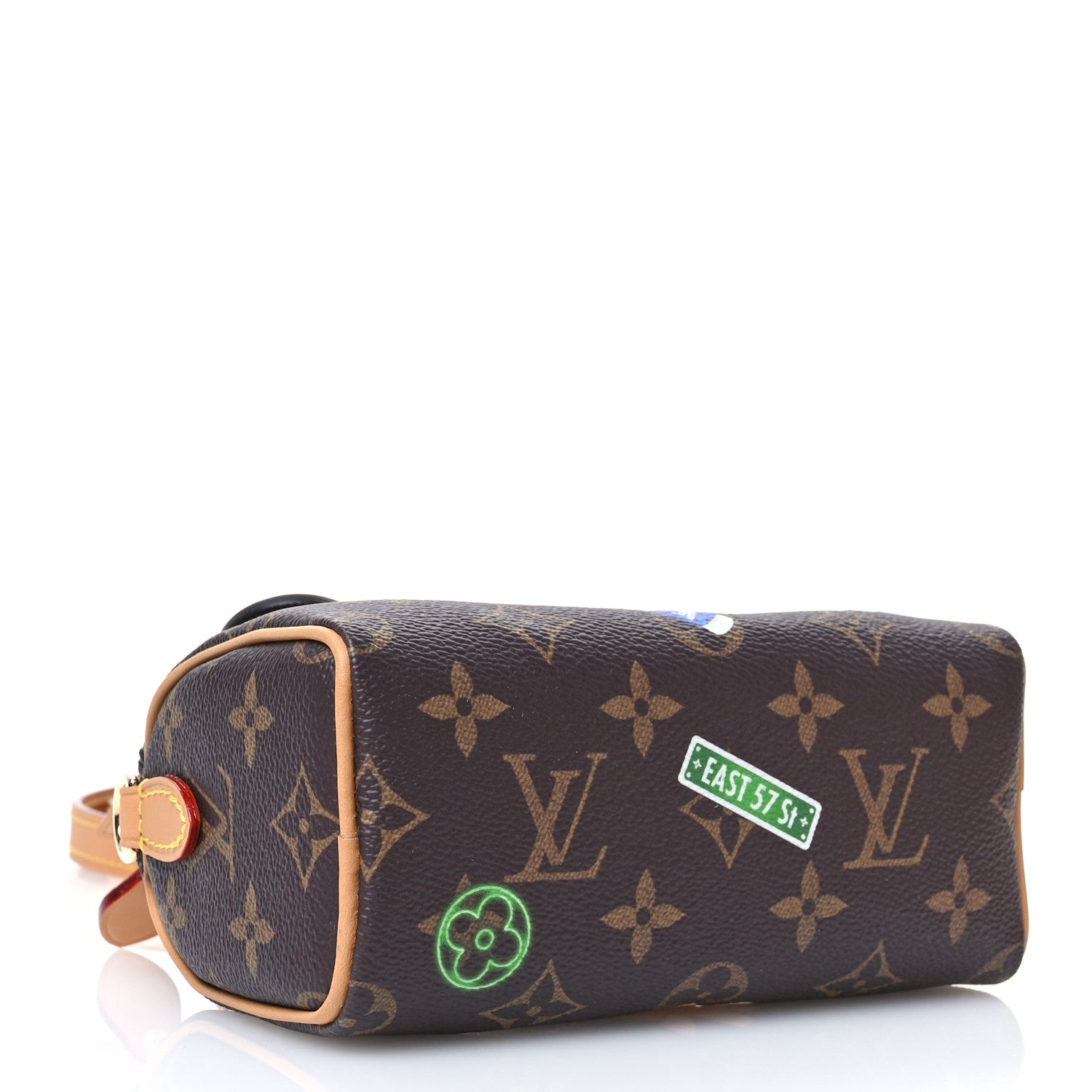 Louis Vuitton Monogram 57th Street NYC Nano Speedy Yellow Cab 4 of 10
