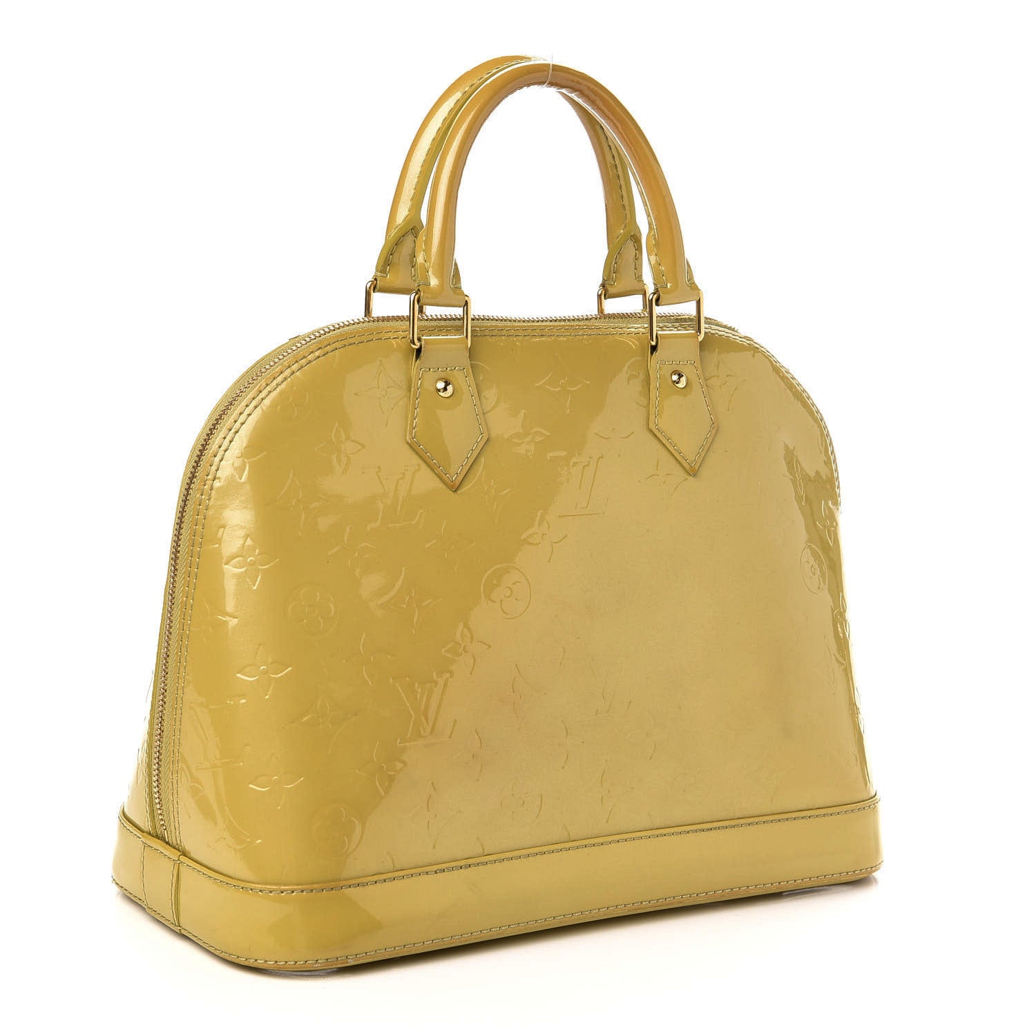 Louis Vuitton Vernis Alma PM Citrine 3 of 16