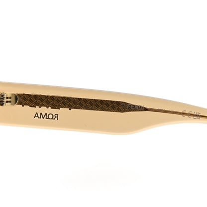 Fendi Acetate Fendi Square Sunglasses FE40101F Transparent Light Brown 5 of 5