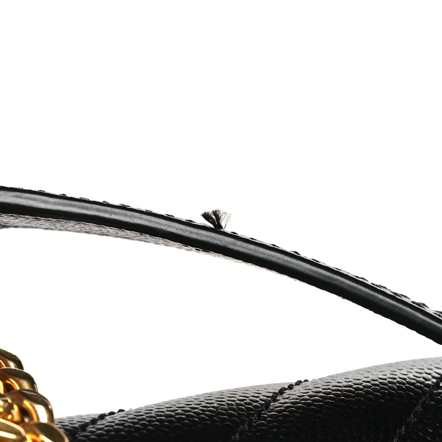 Grain De Poudre Textured Mixed Matelasse Large Triquilt Monogram Satchel Black