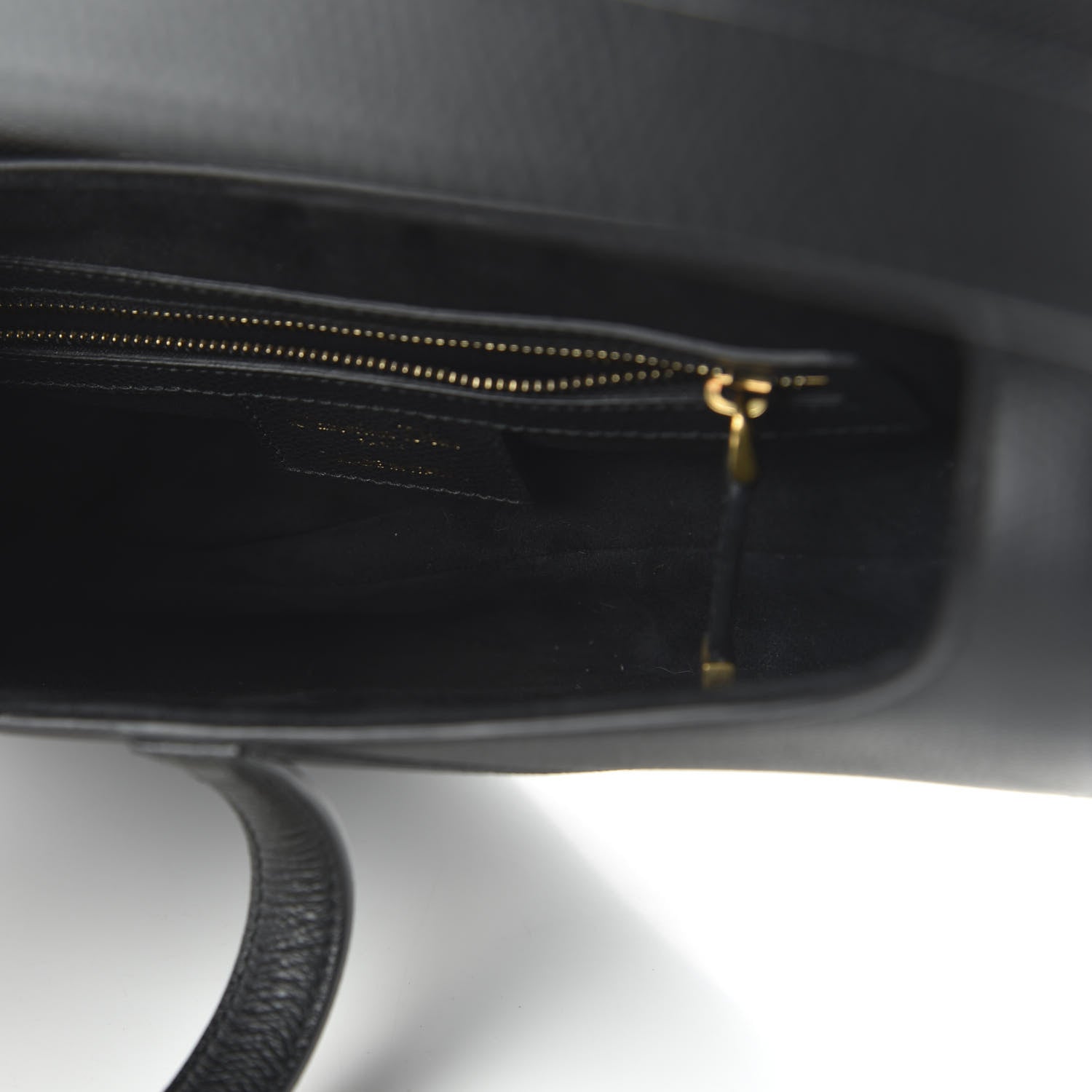 Christian Dior Grained Calfskin Saddle Bag Black 5 of 11