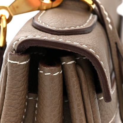 Hermes Togo Kelly Retourne 28 Etoupe 14 of 16