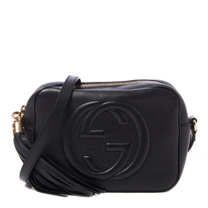 Gucci Pebbled Calfskin Small Soho Disco Bag Black 1 of 9