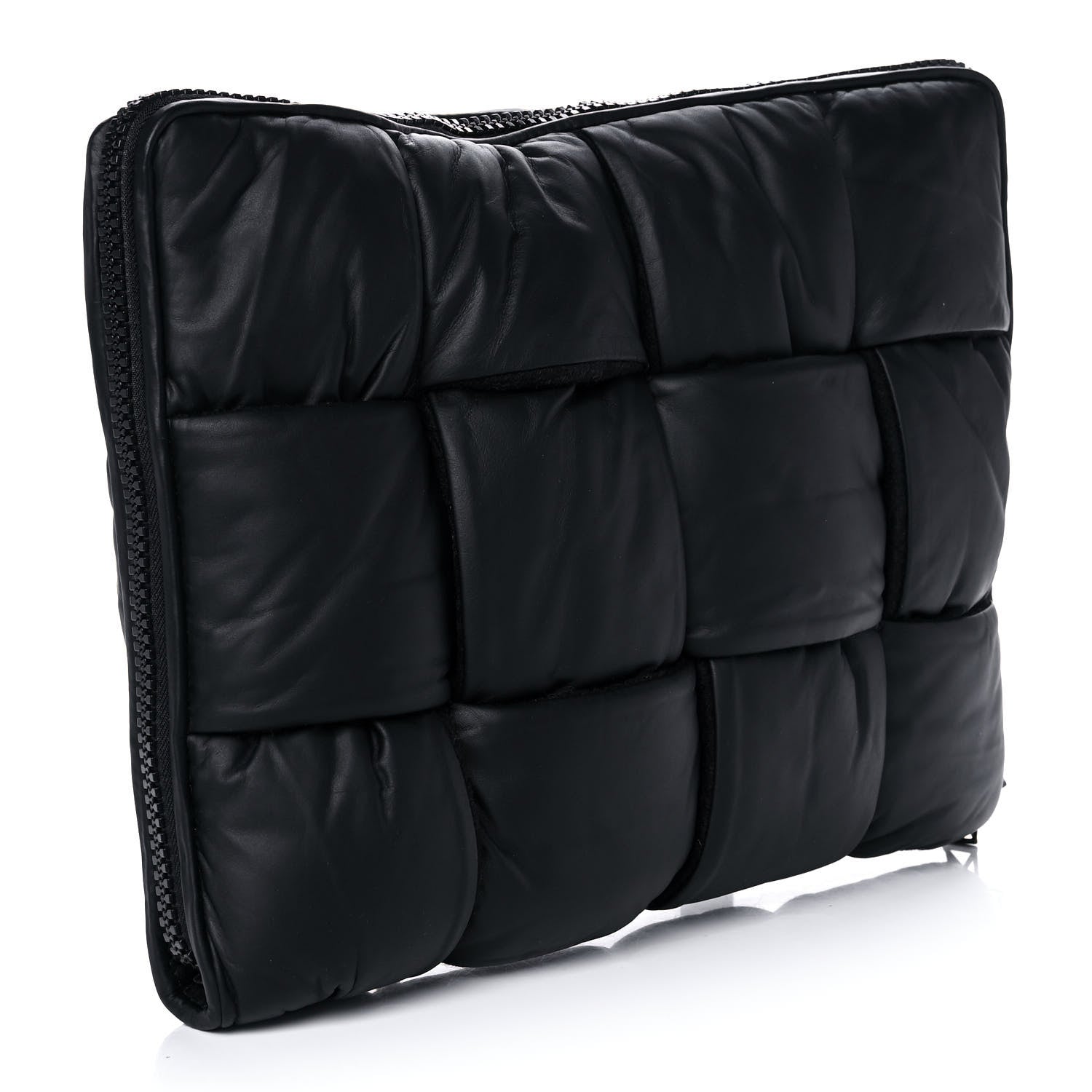 Bottega Veneta Calfskin Maxi Intrecciato Puffy Laptop Pouch Camping 3 of 9