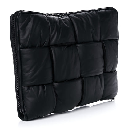 Bottega Veneta Calfskin Maxi Intrecciato Puffy Laptop Pouch Camping 3 of 9