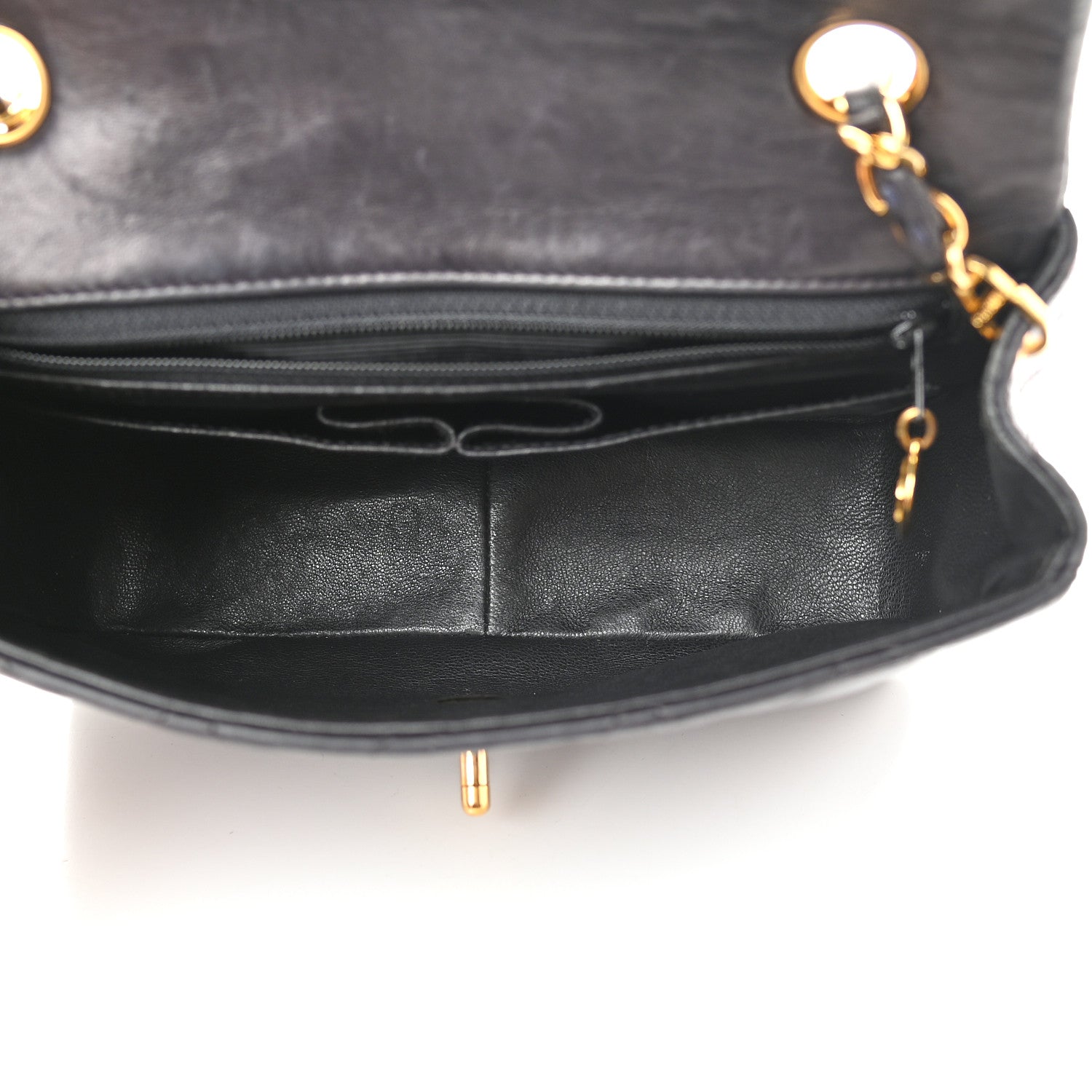 Chanel Lambskin Quilted Small Single Flap Black 5 of 8