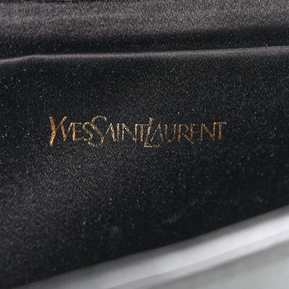 Saint Laurent Textured Patent Monogram Large Belle De Jour Clutch Black 6 of 9