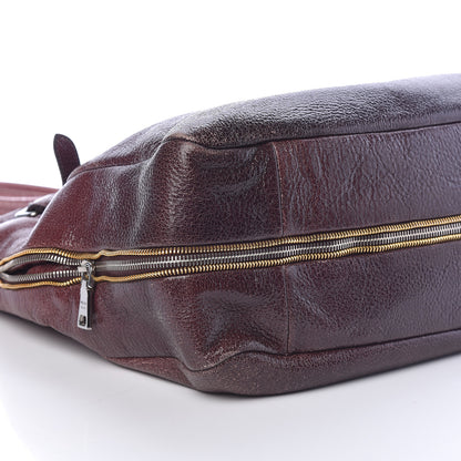 Prada Cervo Lux Ombre Zippered Tote Lampone 7 of 9