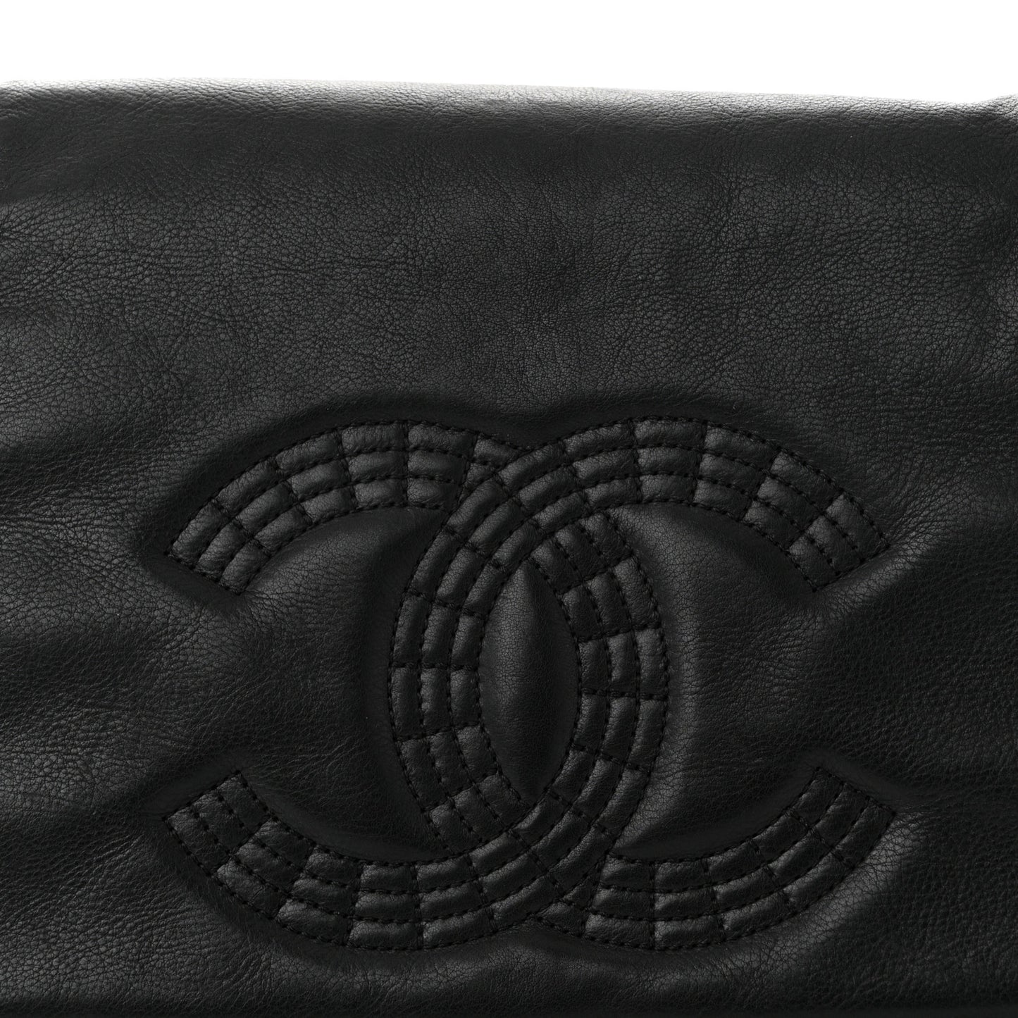Calfskin Medium On the Bund Flap Black