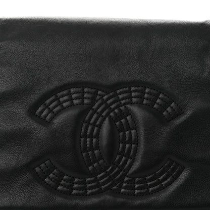 Chanel Calfskin Medium On the Bund Flap Black 8 of 14