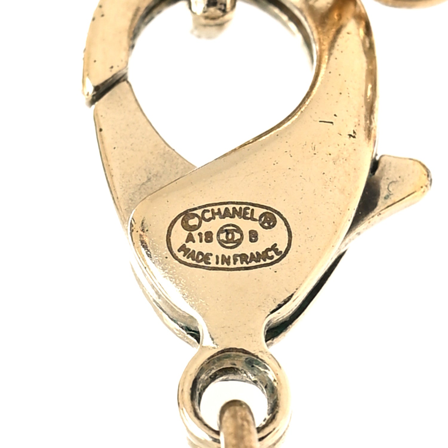 Chanel CC Medallion Paris Long Necklace Gold 5 of 5
