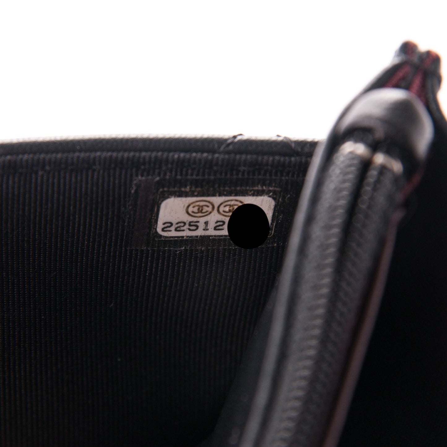 Lambskin Quilted Wallet On Chain WOC Black