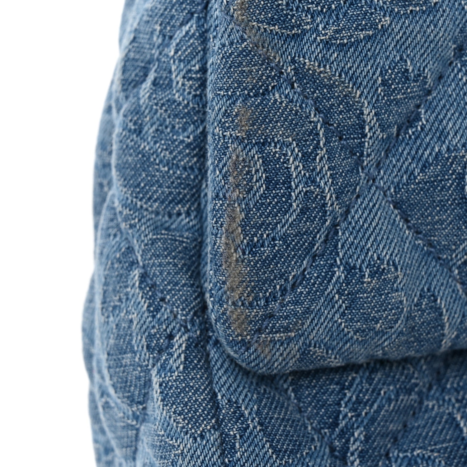 Chanel Denim Quilted Camellia Sweetheart Mini Flap Blue 16 of 16