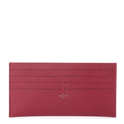 Louis Vuitton Calfskin Felicie Card Holder Insert Fuchsia 1 of 5