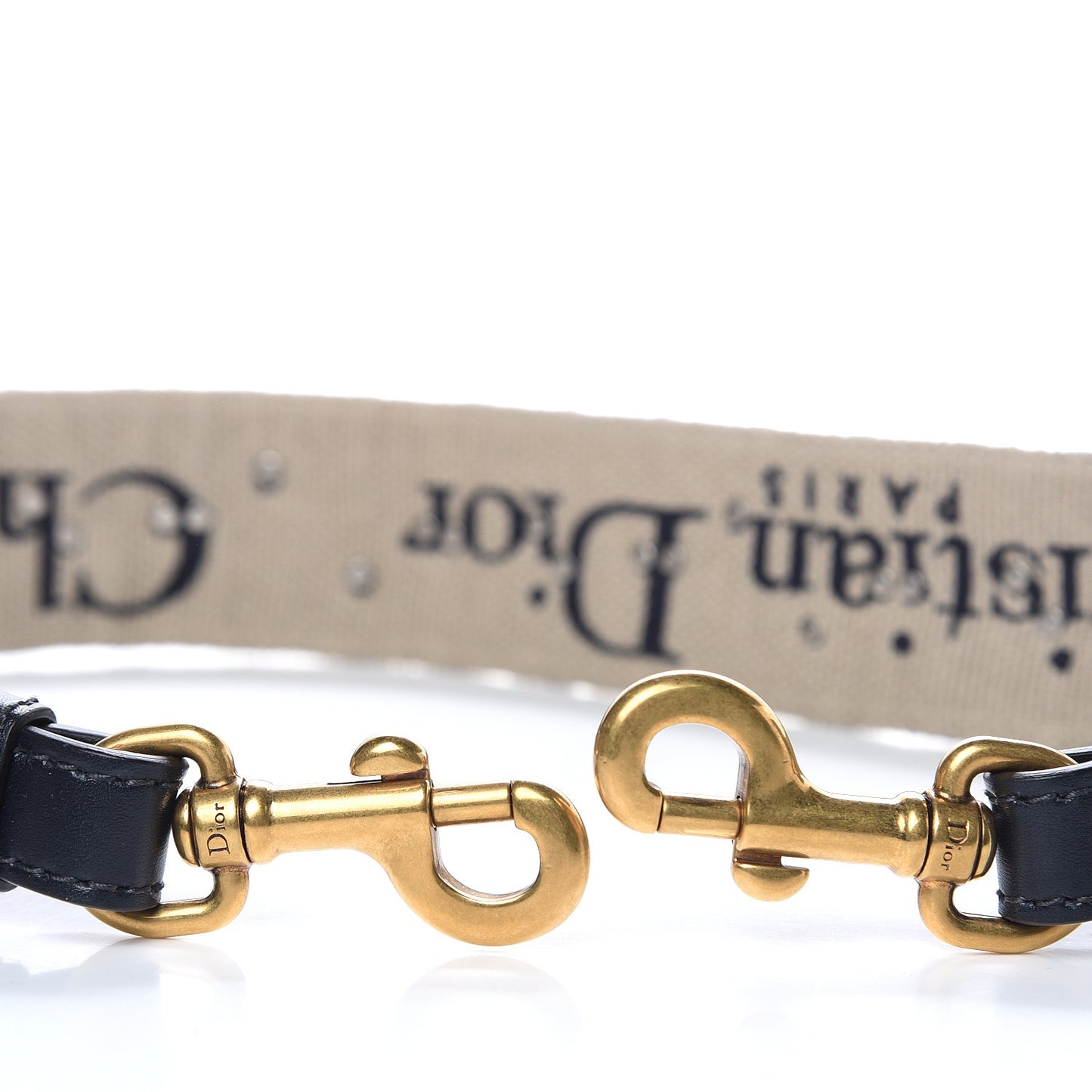 Oblique Studded Shoulder Strap Blue