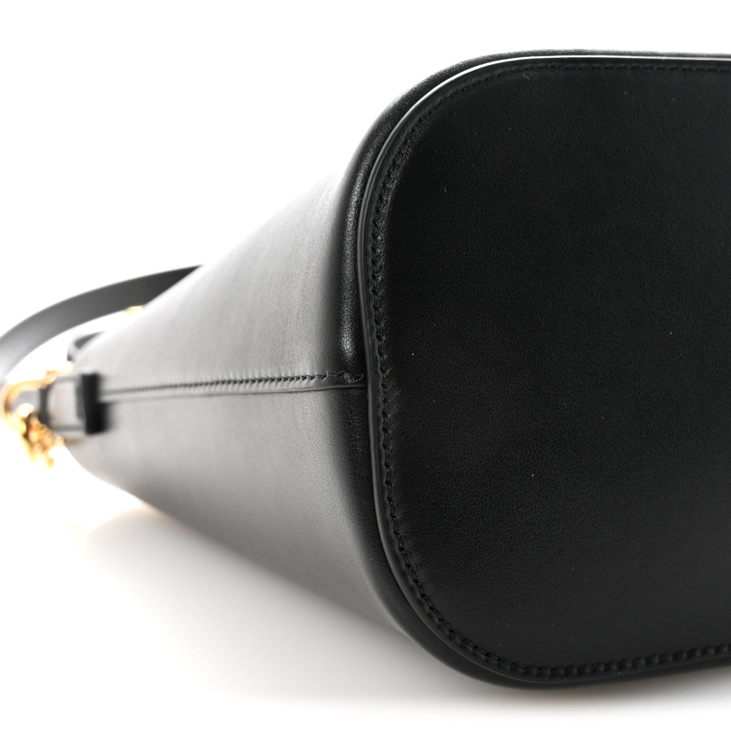Celine Smooth Calfskin Triomphe Small Louise Bag Black 1834073