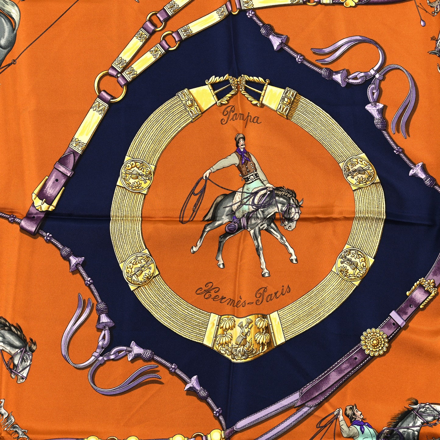 Silk Pampa Scarf 90