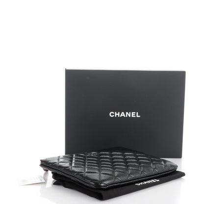 Chanel Caviar Quilted Medium Cosmetic Case Black 4 of 7