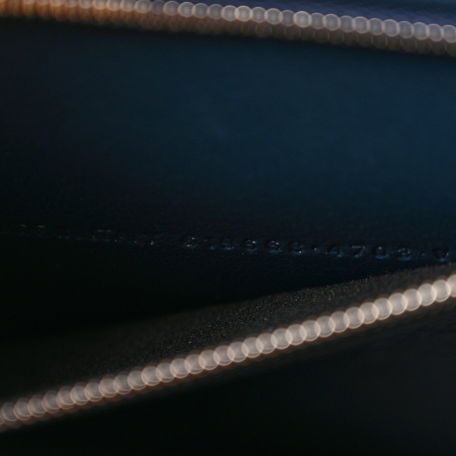 Balenciaga Shiny Calfskin Crocodile Embossed Medium Hourglass Top Handle Bag Denim Blue 7 of 13