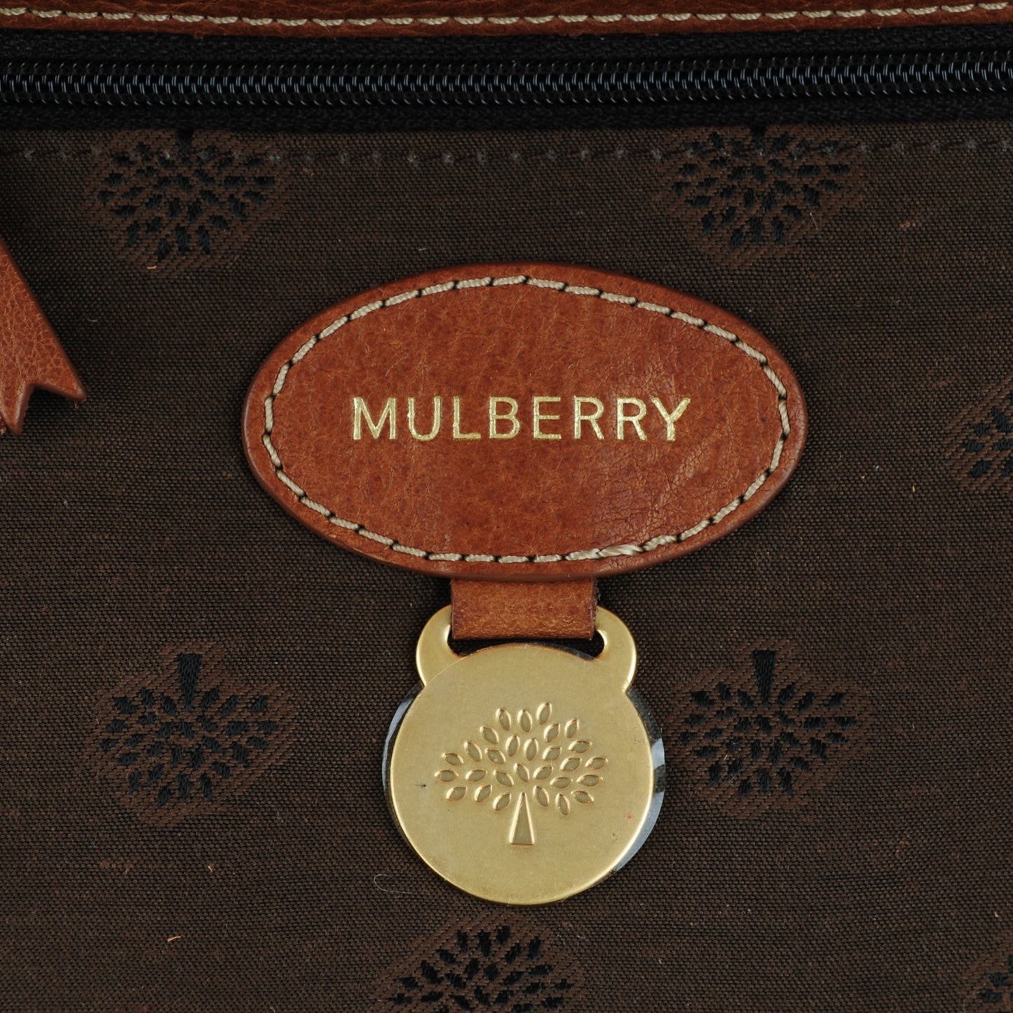 Natural Calfskin Small Lily Flap Oak