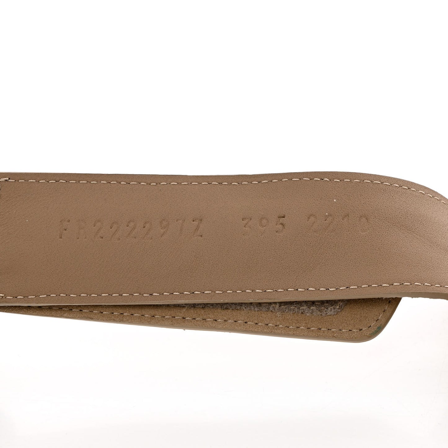 Suede Goatskin Womens Chypre Sandals 39.5 Beige Argile