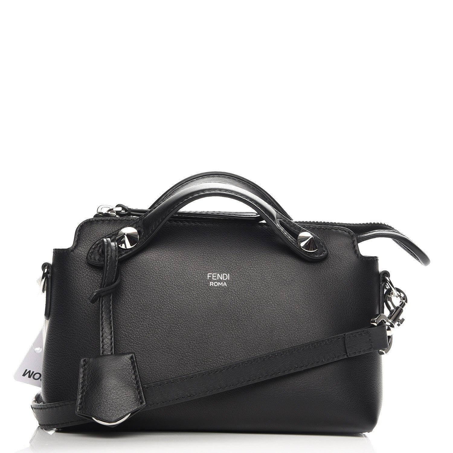 Fendi Vitello Dolce Mini By The Way Boston Bag Black 1 of 7