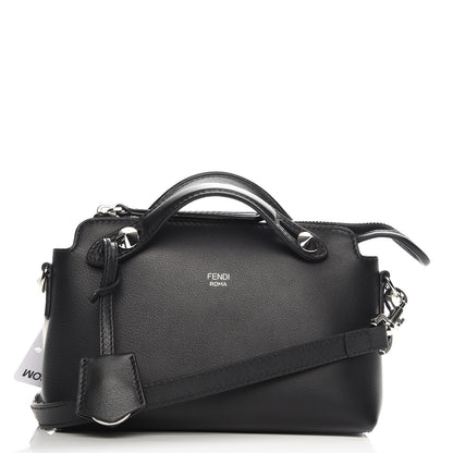 Fendi Vitello Dolce Mini By The Way Boston Bag Black 1 of 7