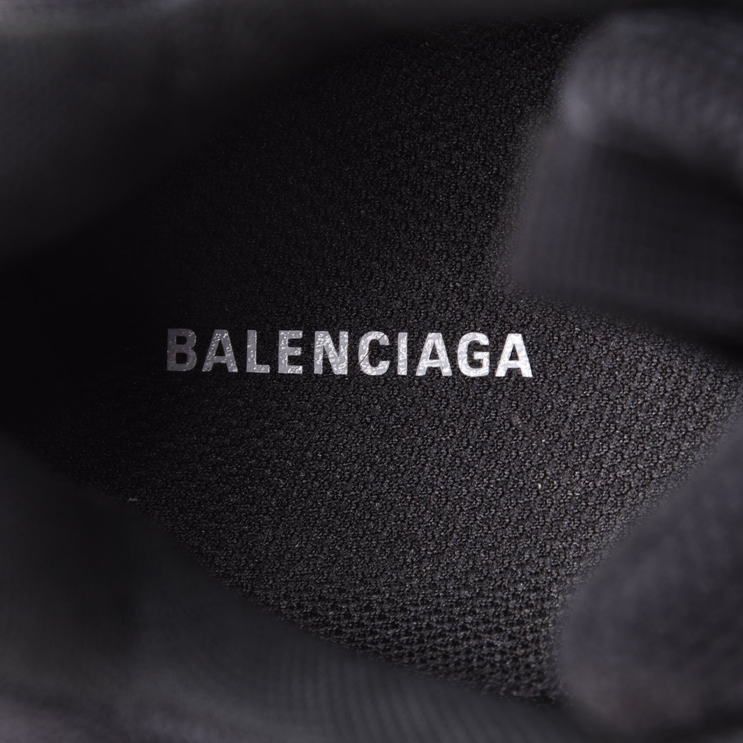 Balenciaga Fabric Mesh Mens Triple S Sneakers 42 Black 7 of 8