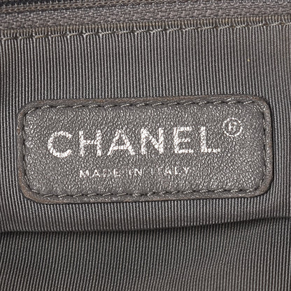 Chanel Calfskin Coco Pleats Hobo Dark Blue 6 of 9
