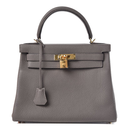 Hermes Togo Kelly Retourne 28 Etain 1 of 38