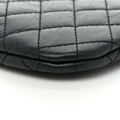 Chanel Aged Calfskin Quilted Crossbody Bag Black 8 of 12