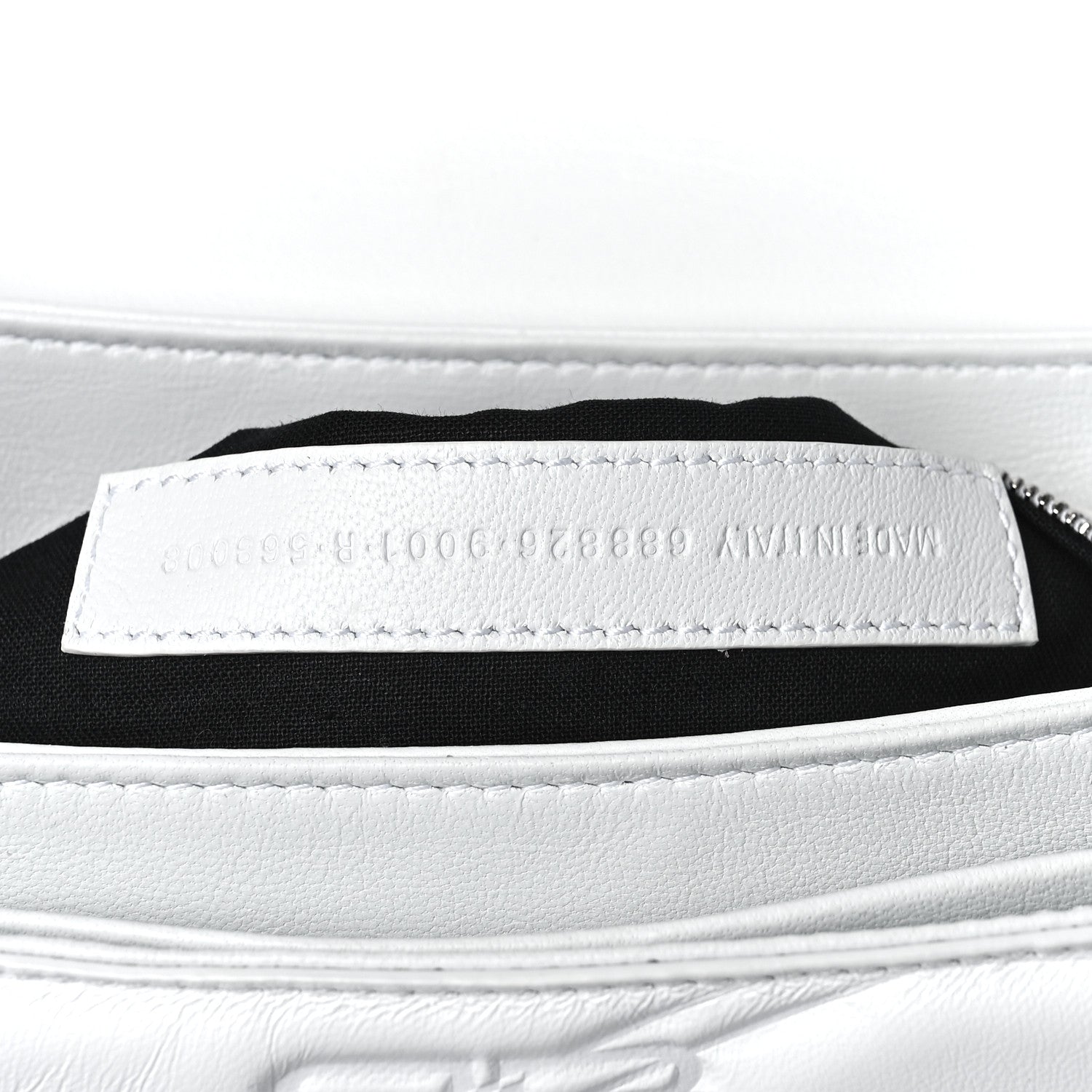 Balenciaga Nappa BB Monogram Embossed Medium Triplet Bag White 8 of 11