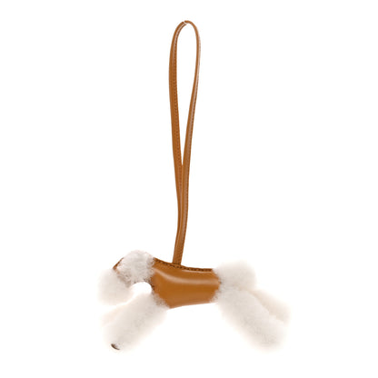 Hermes Milo Lambskin Shearling Budy Charm Biscuit 1 of 5