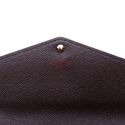 Louis Vuitton Damier Ebene Sarah Wallet NM 8 of 9