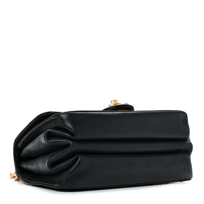 Chanel Iridescent Calfskin Quilted Small Straight Lined Flap Black 7 of 23
