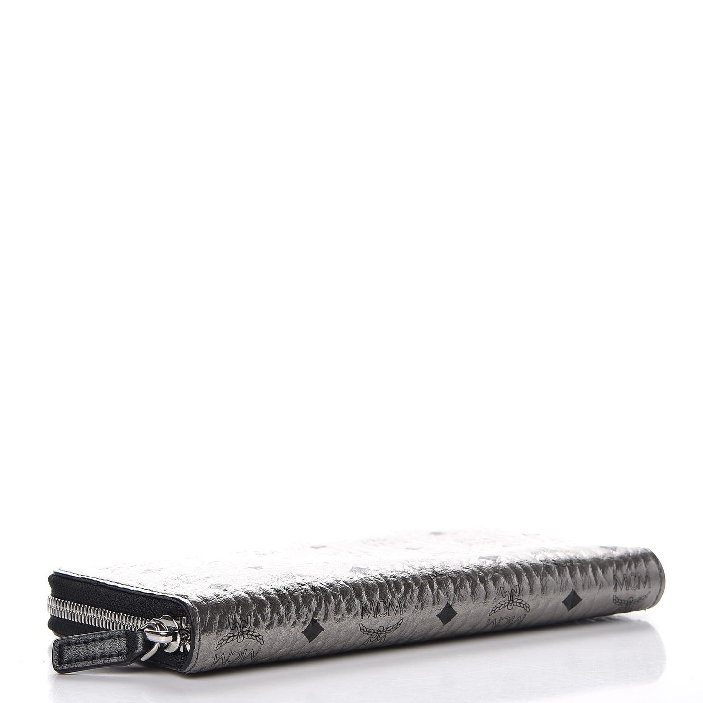 Visetos Large Zip Around Wallet Silver