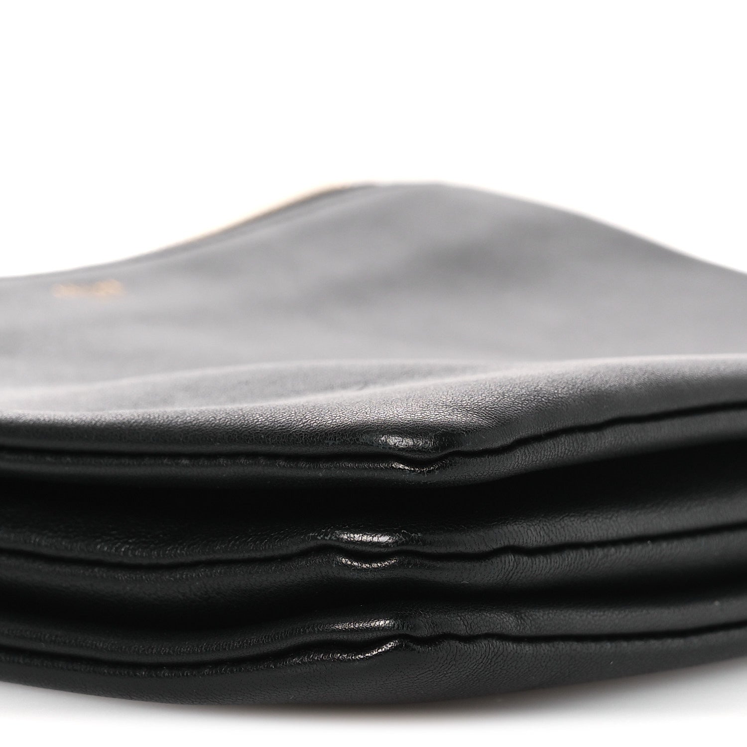 Celine Lambskin Large Trio Crossbody Bag Black 8 of 10