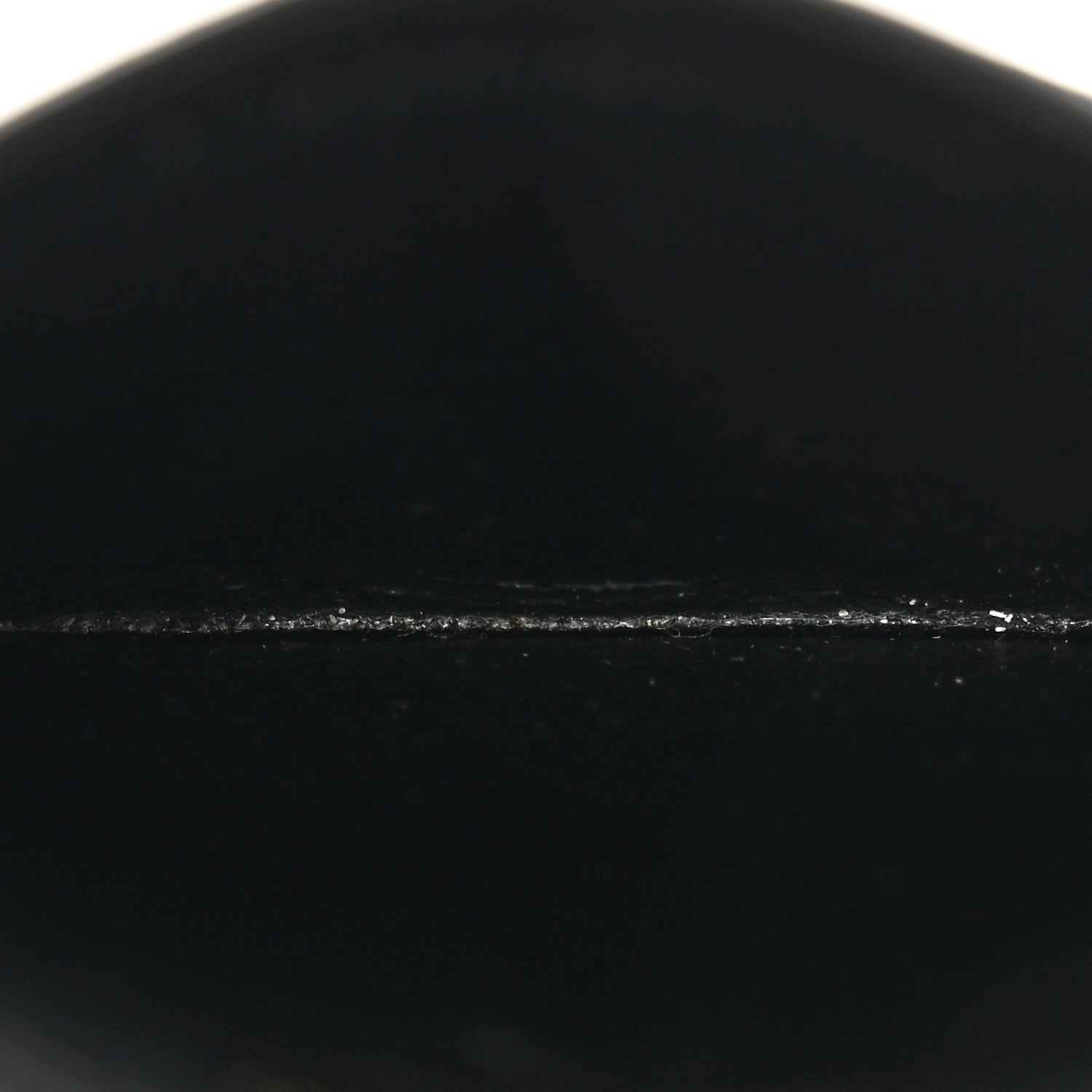 Saint Laurent Grain De Poudre Matelasse Chevron Monogram Credit Card Case Black 5 of 9