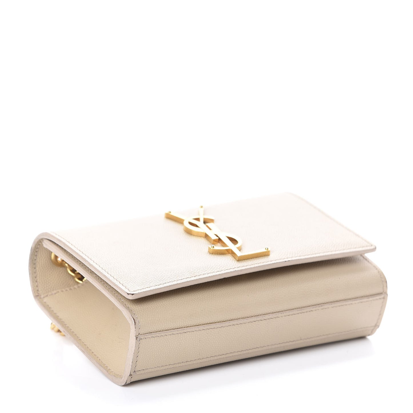 Grain De Poudre Small Monogram Kate Satchel Nude Powder