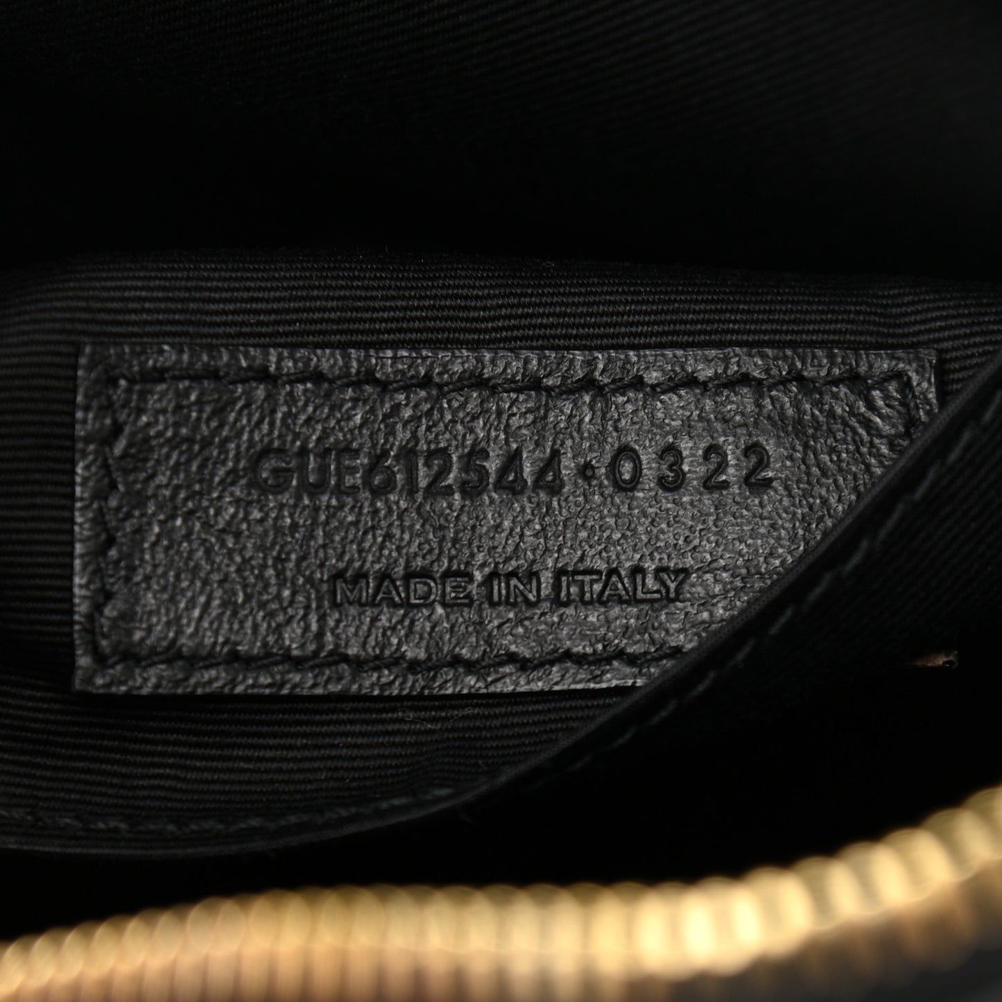 Calfskin Matelasse Monogram Lou Camera Bag Black