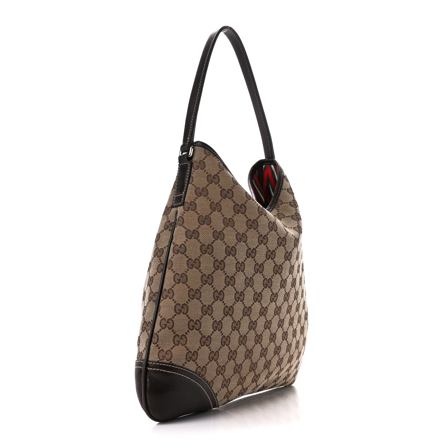 Monogram Medium New Britt Hobo Dark Brown