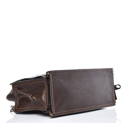 Loewe Nappa Chain Logo Shopper Tote Brown 4 of 8