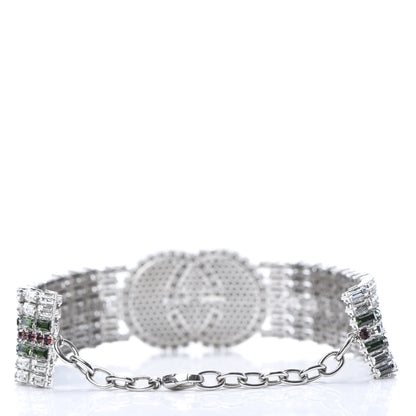 Gucci Crystals Double G Web Tennis Choker Necklace Multicolor 3 of 5