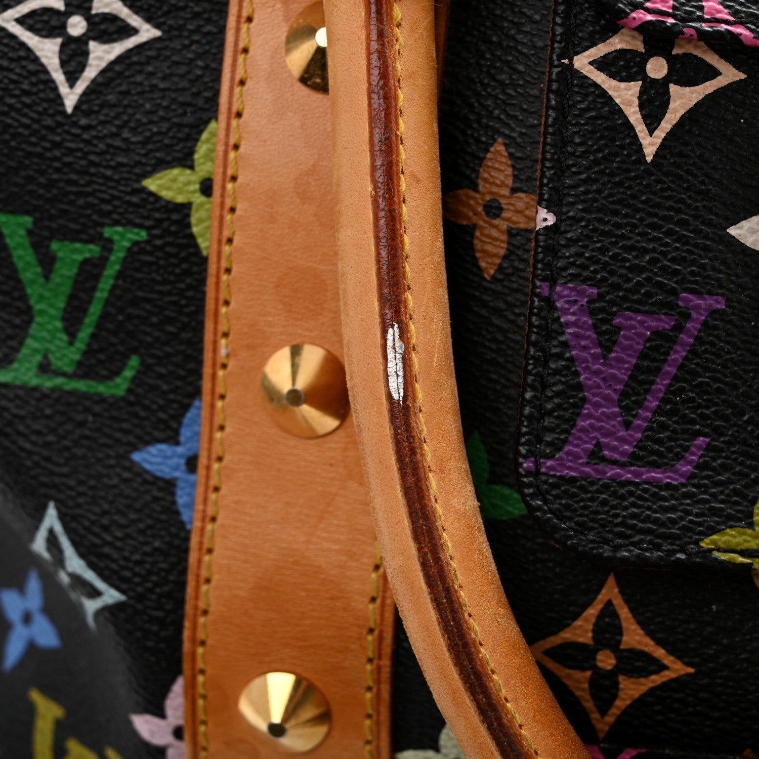 Louis Vuitton Monogram Multicolor Keepall 45 Black 14 of 15