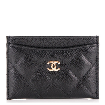Chanel Caviar Quilted Card Holder Black 1 of 8
