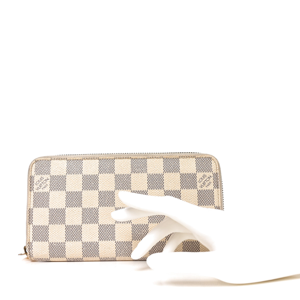 Louis Vuitton Damier Azur Zippy Wallet 2 of 8