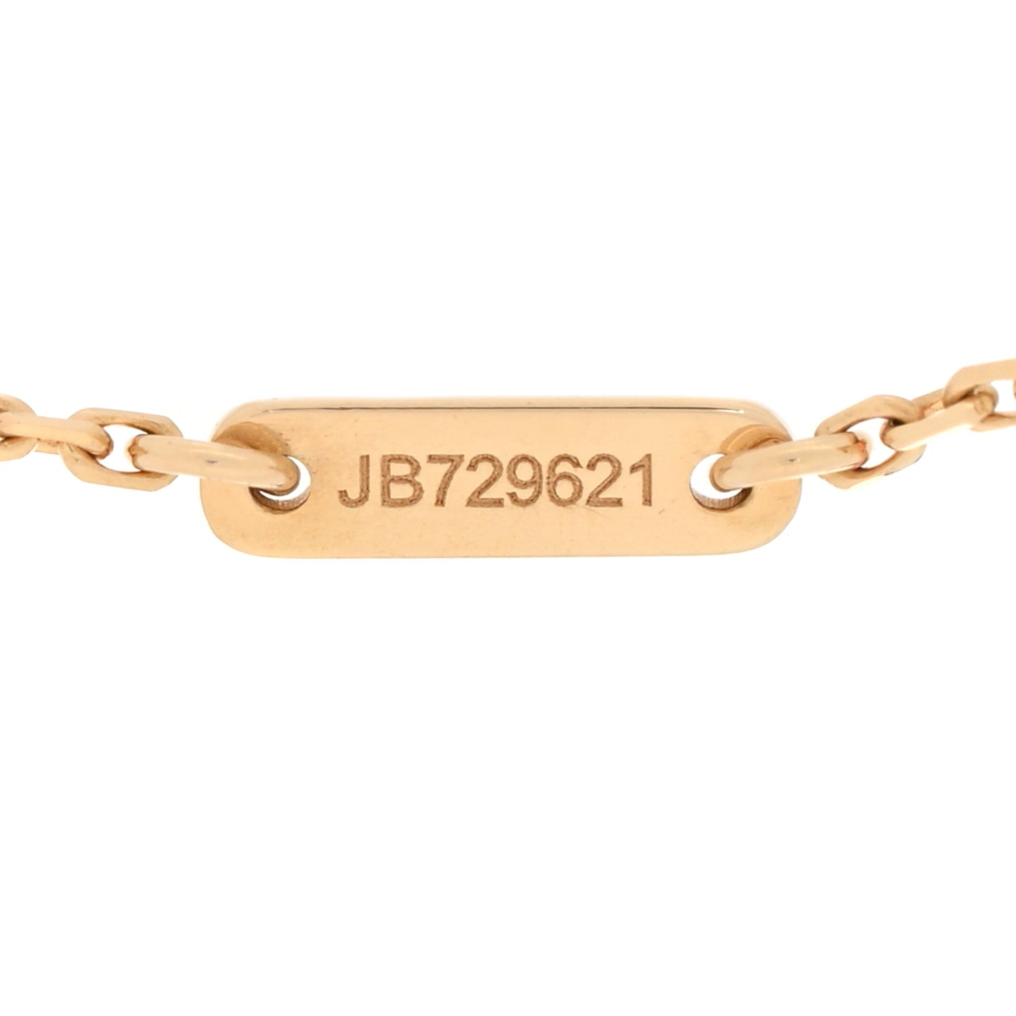 18K Yellow Gold Mother of Pearl Sweet Alhambra Bracelet
